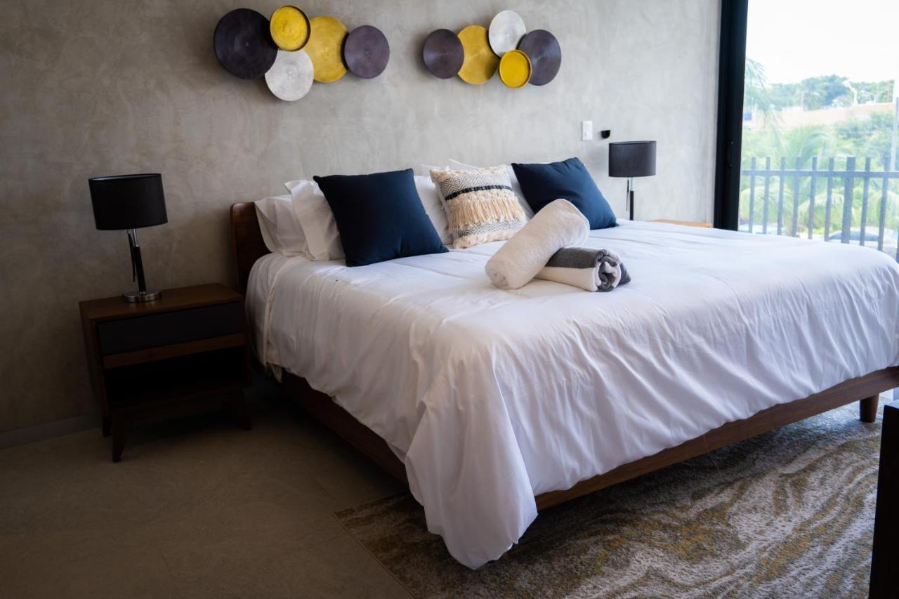 Fancy 3 Bedroom Apartments In Downtown Playa Rooftop Pool Gym Playa del Carmen Esterno foto