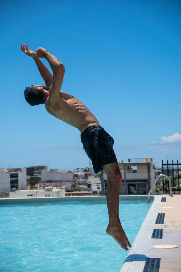 Fancy 3 Bedroom Apartments In Downtown Playa Rooftop Pool Gym Playa del Carmen Esterno foto