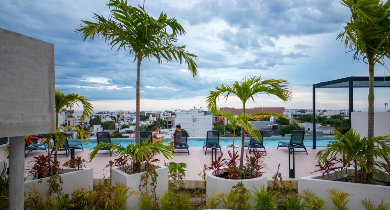 Fancy 3 Bedroom Apartments In Downtown Playa Rooftop Pool Gym Playa del Carmen Esterno foto