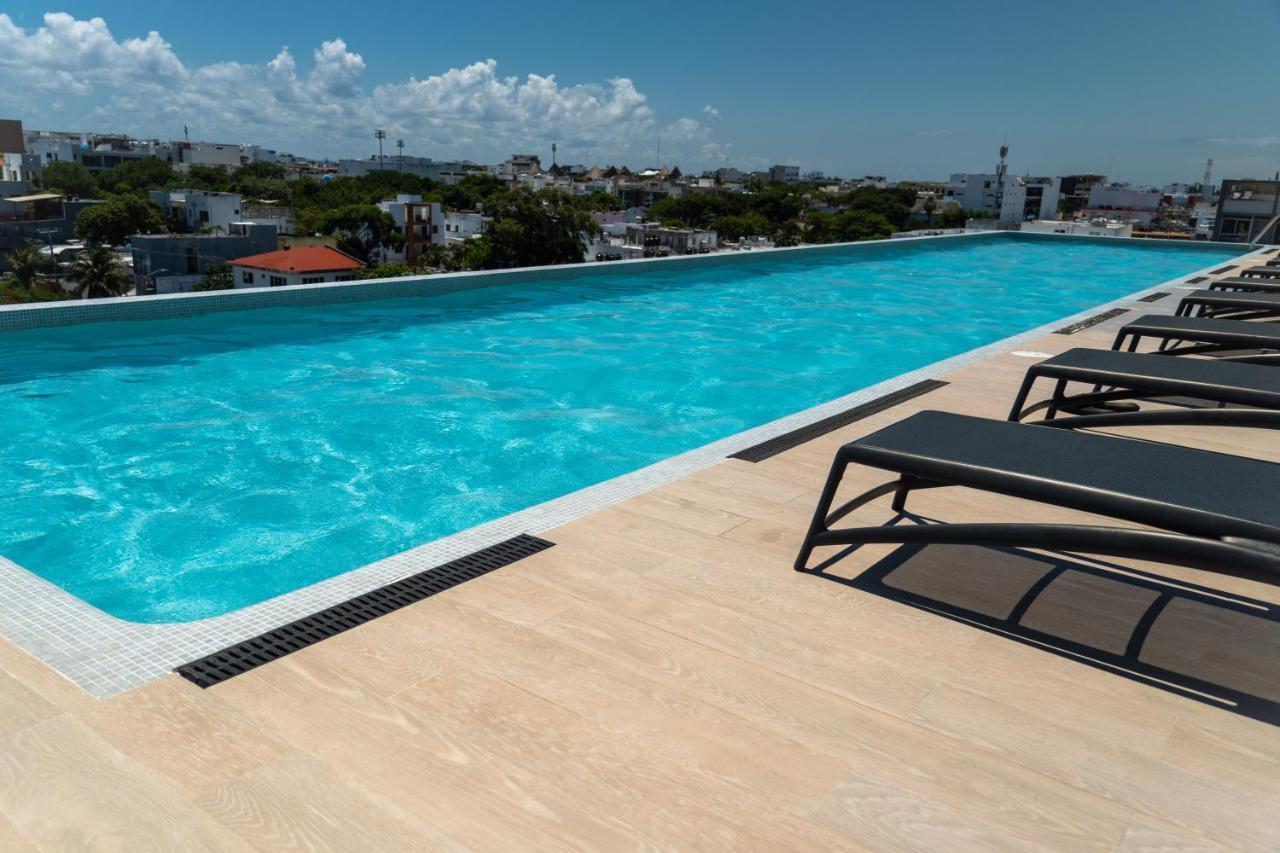 Fancy 3 Bedroom Apartments In Downtown Playa Rooftop Pool Gym Playa del Carmen Esterno foto